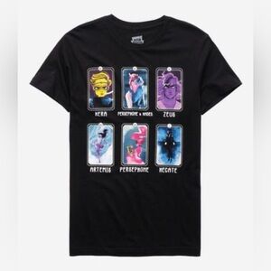 Hot Topic Lore Olympus Taro Card T-Shirt Greek Mythology Zeus Junior Size Small